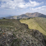 hiking parkview mountain, colorado along the continental divide trail