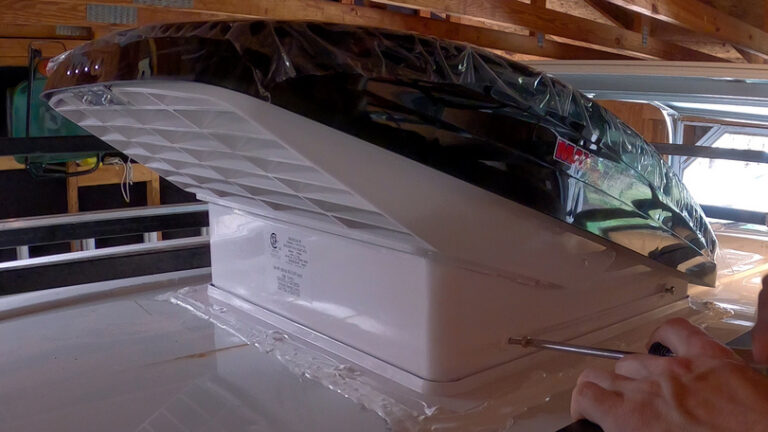 Chevy Astro Camper Van Build: Maxx Fan Installation Seeking Lost: Thru ...
