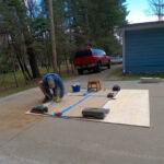 Chevy Astro Camper Van Build: Subfloor template