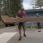 Chevy Astro Camper Van Build: cutting the subfloor