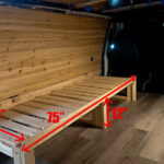 Chevy Astro Camper Van Build: Pull Out Slat Bed Dimensions
