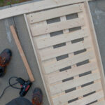 Chevy Astro Camper Van Build: Building A pull out slat bed, overview