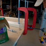 Chevy Astro Camper Van Build: Building A pull out slat bed, frame construction