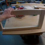 Chevy Astro Camper Van Build: Building A pull out slat bed, side frame