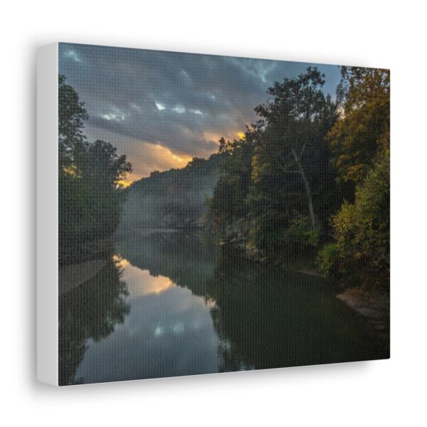 "Mystical River Sunset" Turkey Run State Park Indiana Landscape Photography Canvas Prints - Image 23