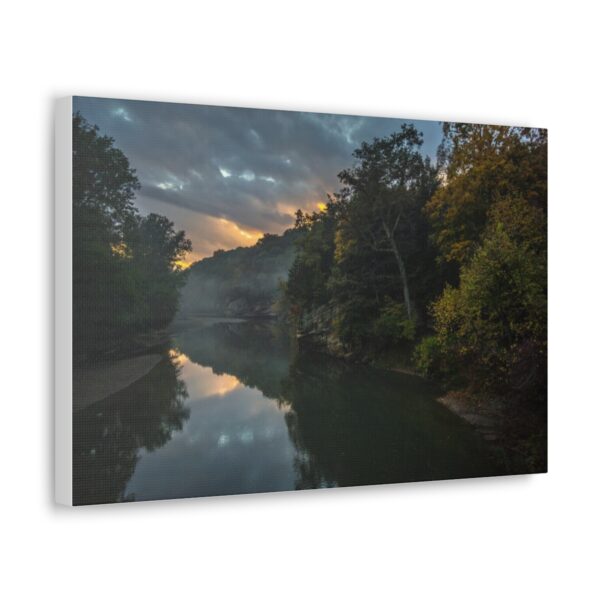 "Mystical River Sunset" Turkey Run State Park Indiana Landscape Photography Canvas Prints - Image 16