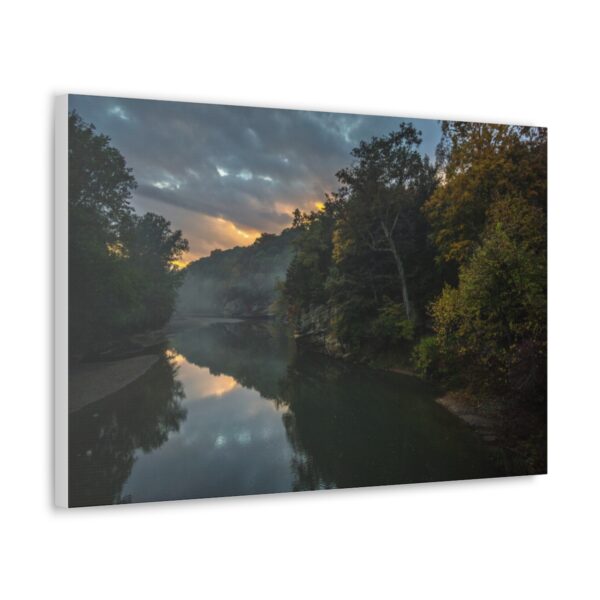 "Mystical River Sunset" Turkey Run State Park Indiana Landscape Photography Canvas Prints