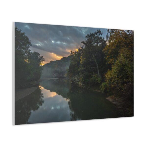 "Mystical River Sunset" Turkey Run State Park Indiana Landscape Photography Canvas Prints - Image 9