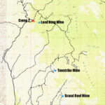 Santa Teresa Mountains Arizona Rockhounding Map